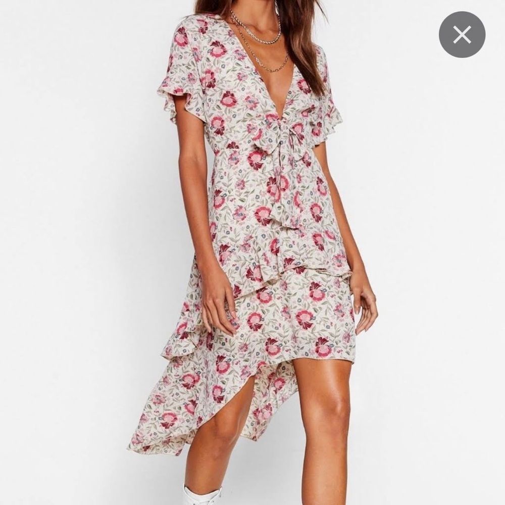 Nasty Gal floral sundress